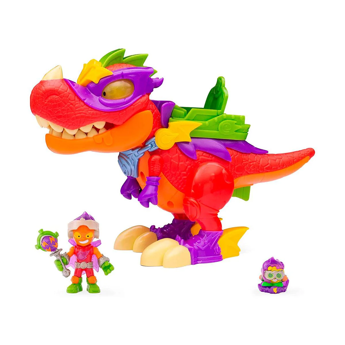 Игровой набор SuperThings Супердино В-Рекс (со звуками, светом и фигурками)