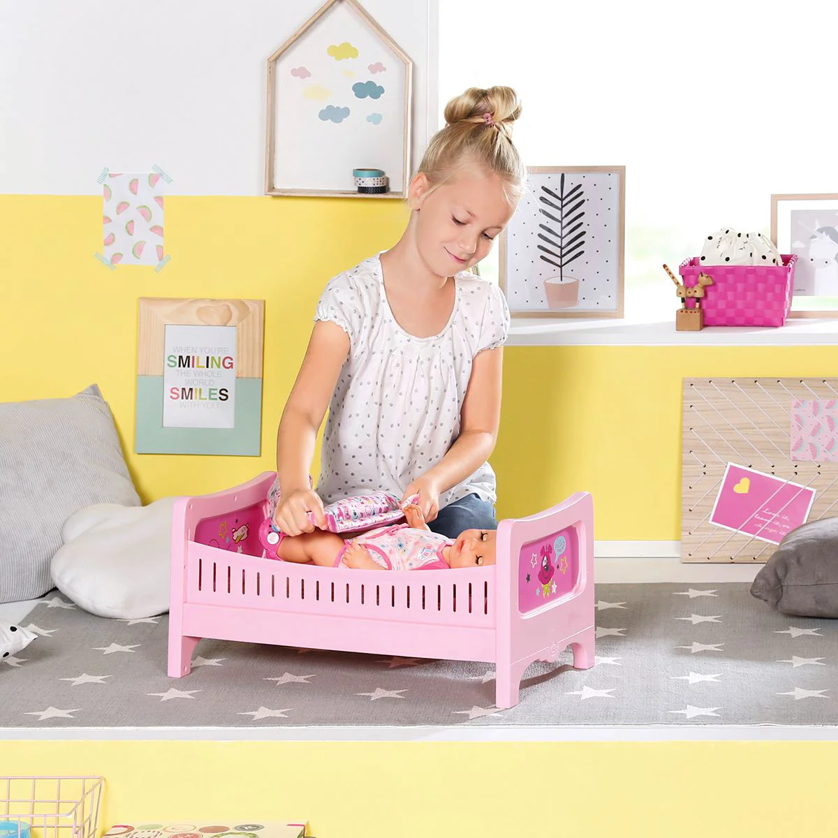 Кроватка для куклы Baby Born 43 см