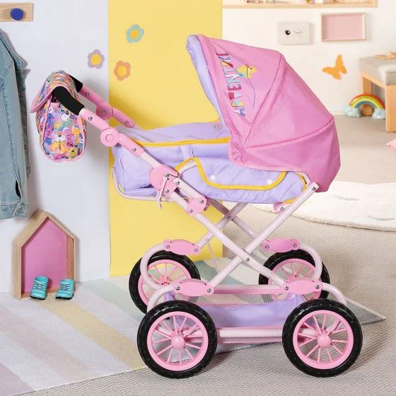 Carucior pentru papusi Baby Born cu geanta Deluxe S2