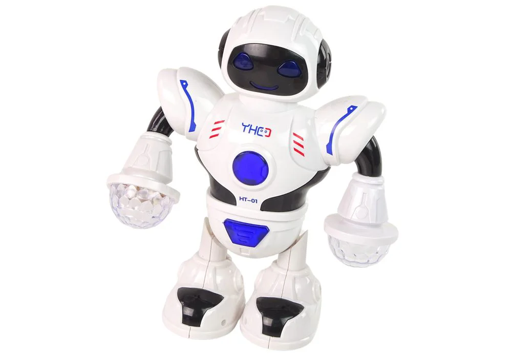 Robot interactiv Lean Toys Dansator cu lumini foto