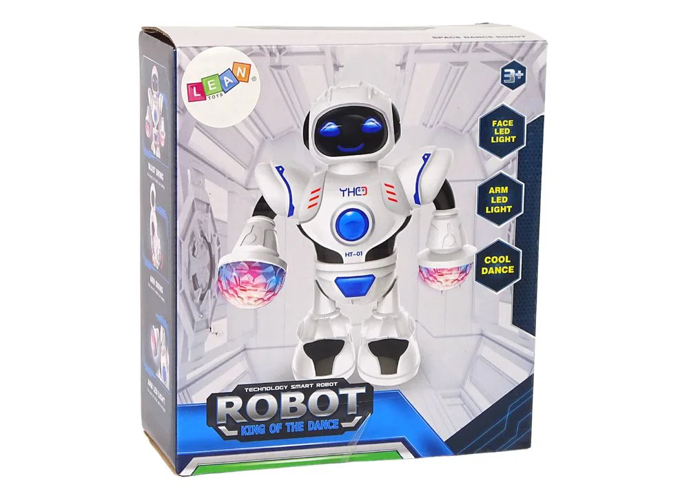 Robot interactiv Lean Toys Dansator cu lumini foto