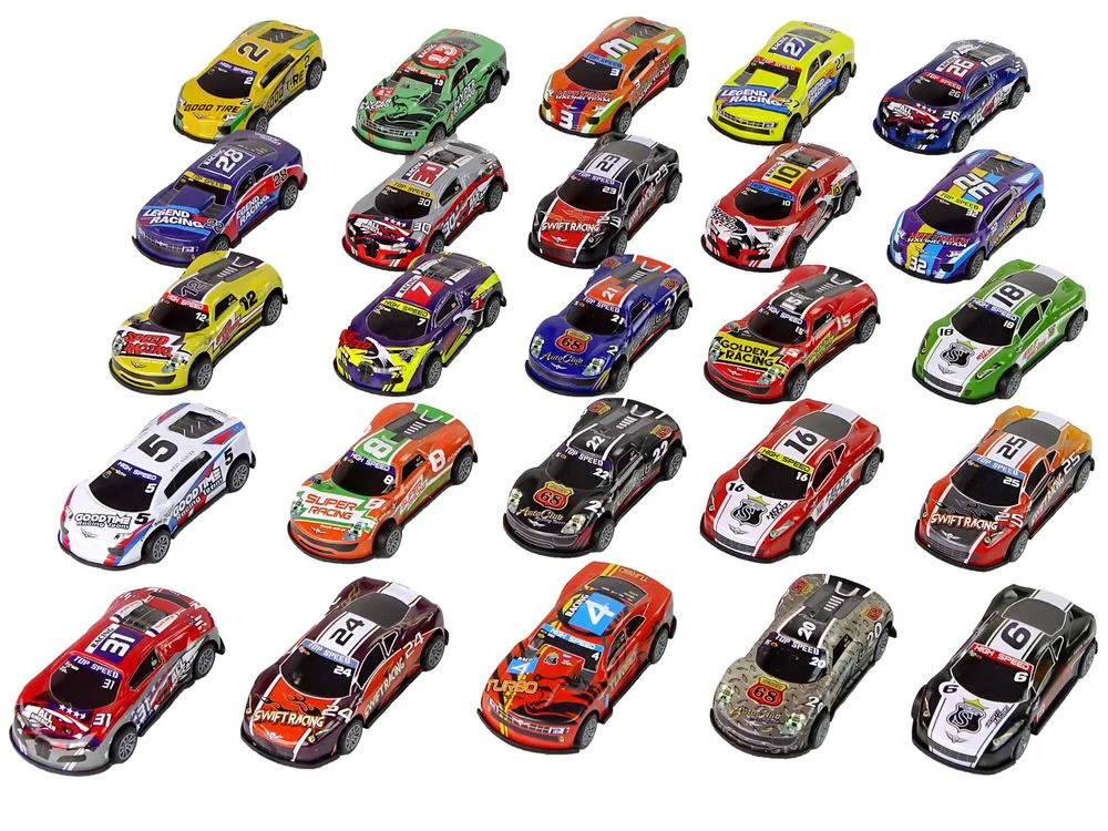 Set de joaca Lean Toys 25 masinute sport din metal foto