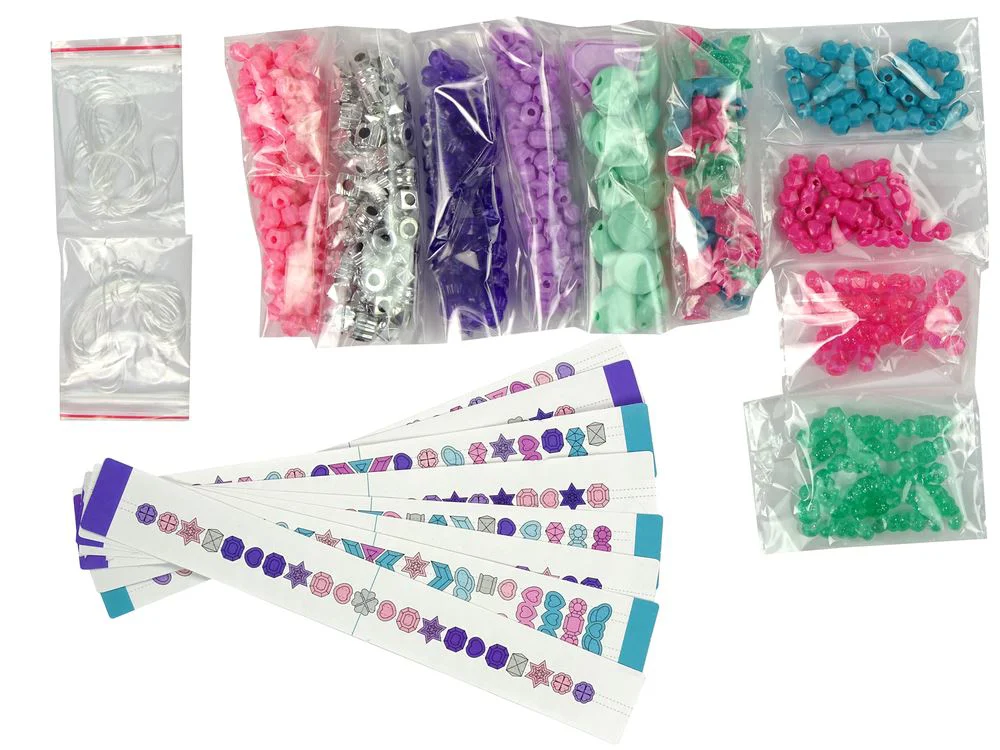 Set de creatie Lean Toys Bratari cu suport si accesorii foto