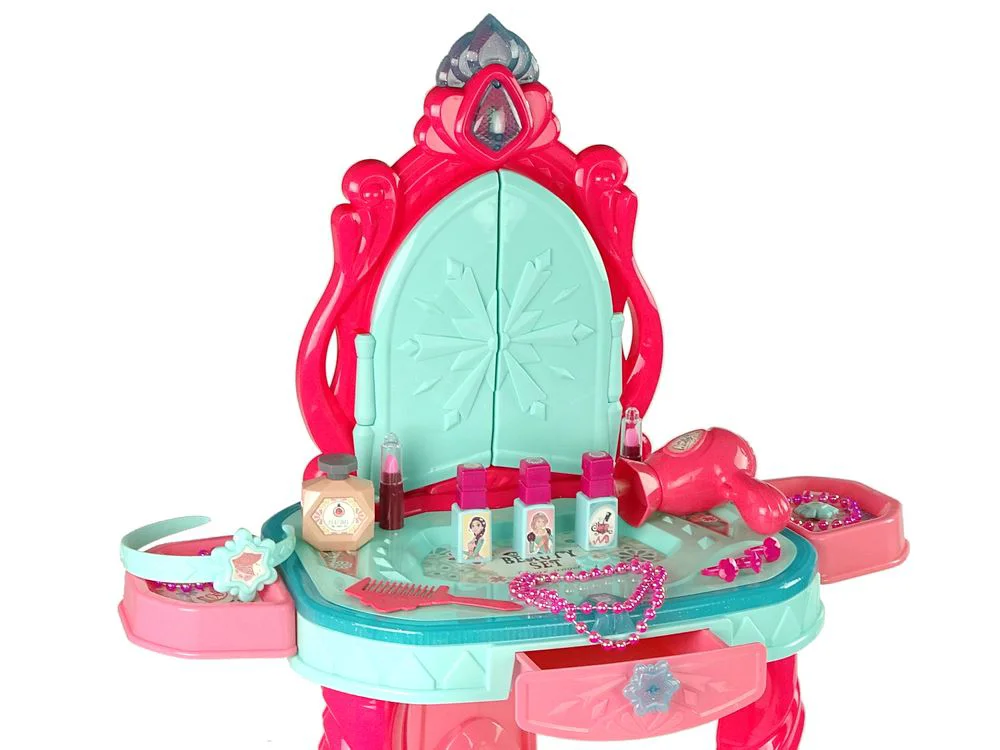 Set de frumusete Lean Toys Oglinda cu scaun si accesorii foto