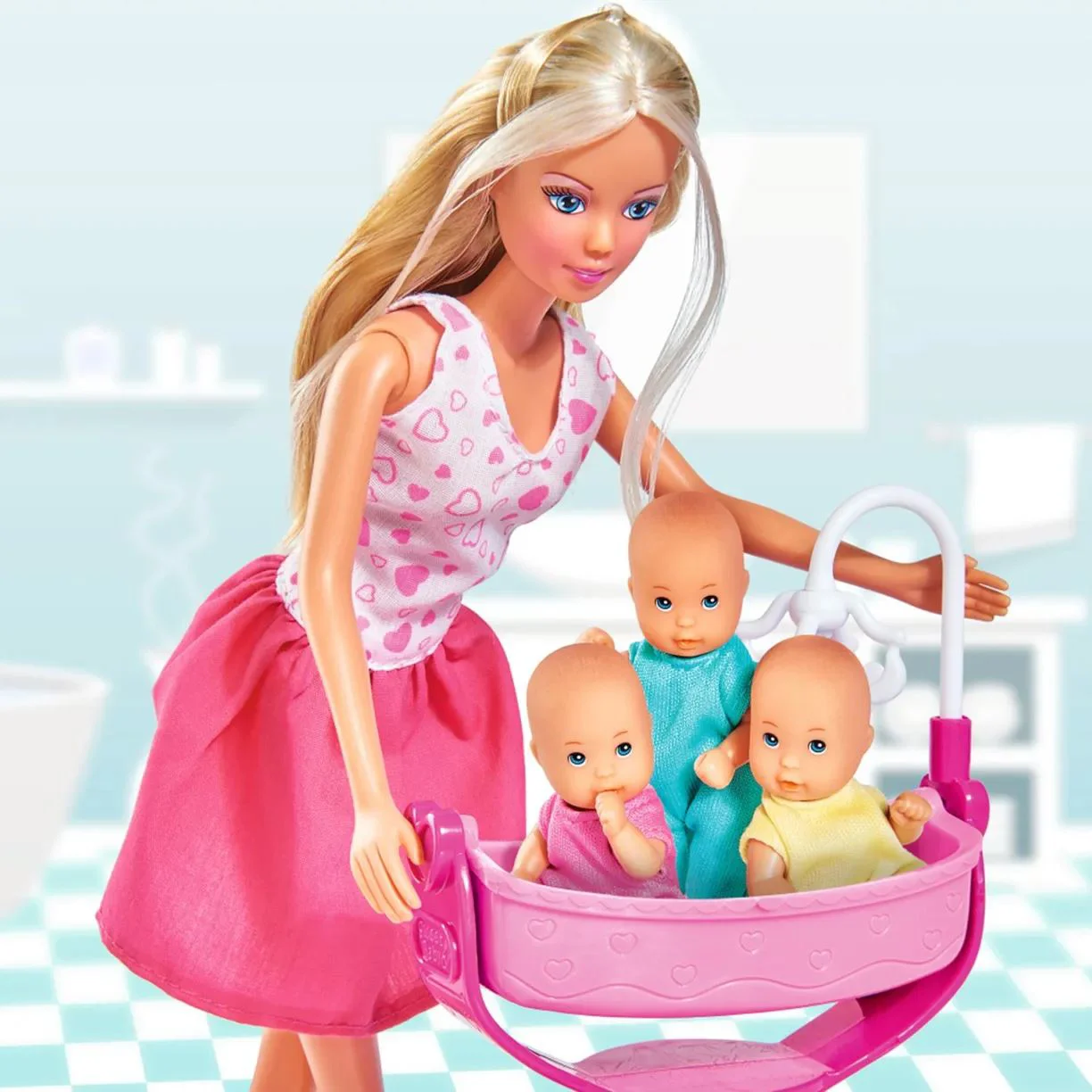 Кукла Simba Super Care для малышей SL, с 3 куклами