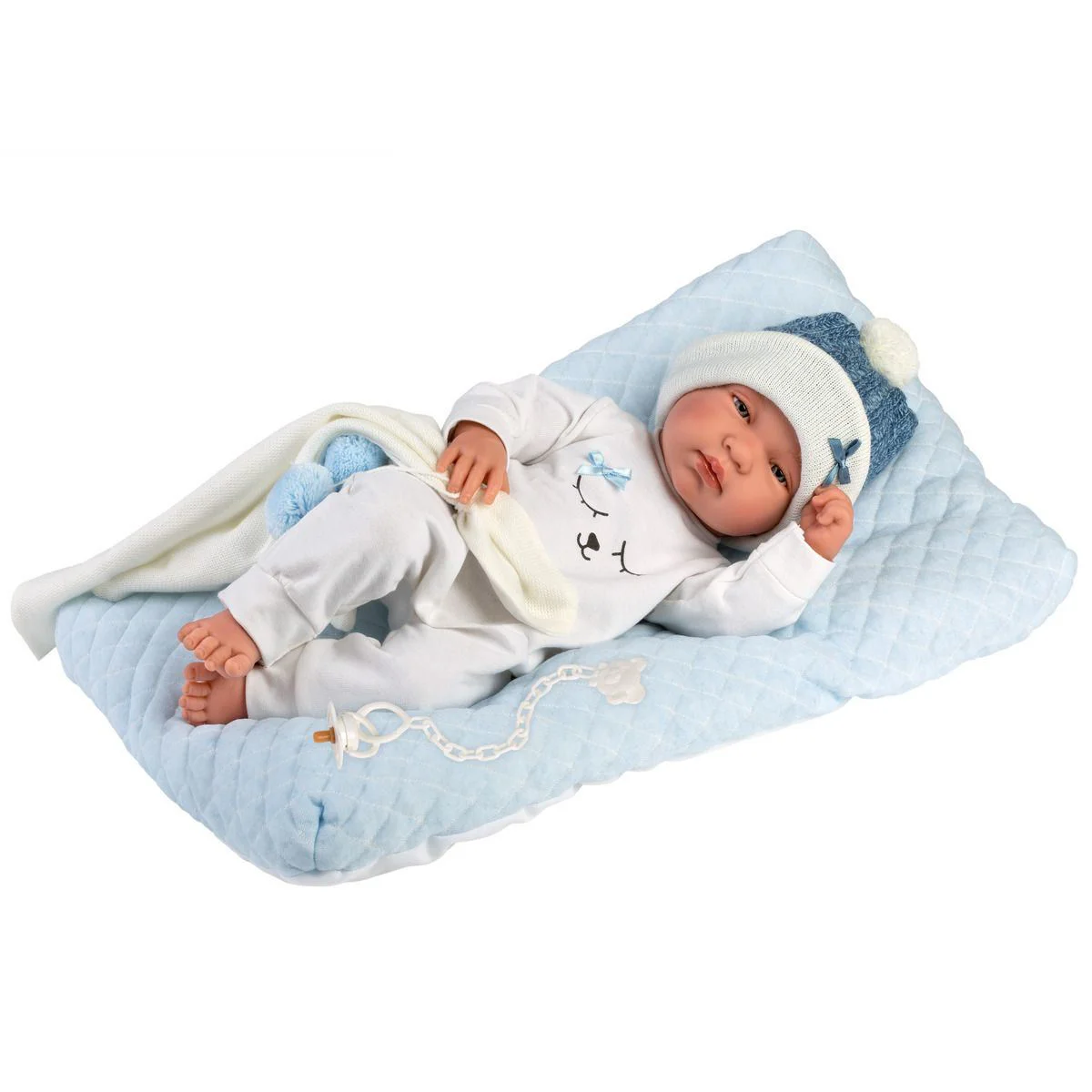 Papusa Llorens New Born cu corp moale, 43 cm foto