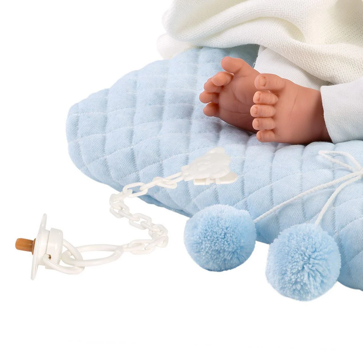 Papusa Llorens New Born cu corp moale, 43 cm foto