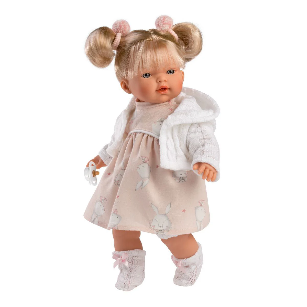 Papusa Llorens Roberta, 33 cm (cu corp moale si sunete) foto
