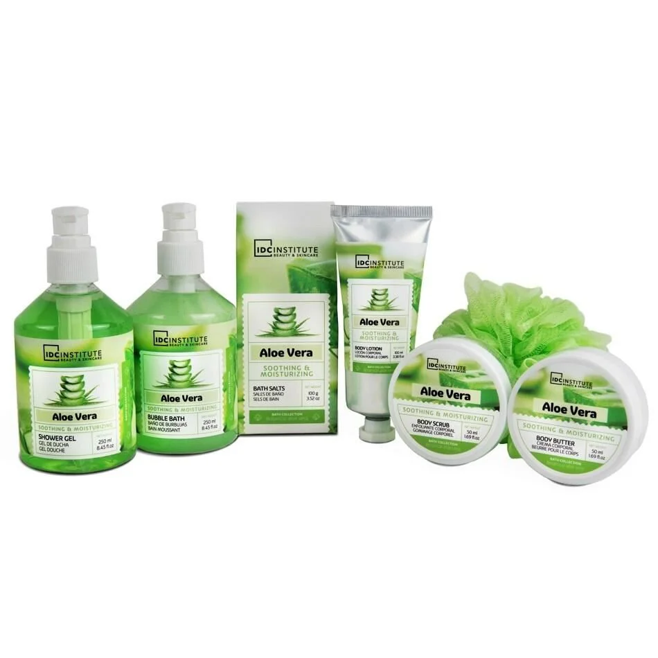 Set complet IDC Institute Aloe Vera, in cos (7 piese) foto
