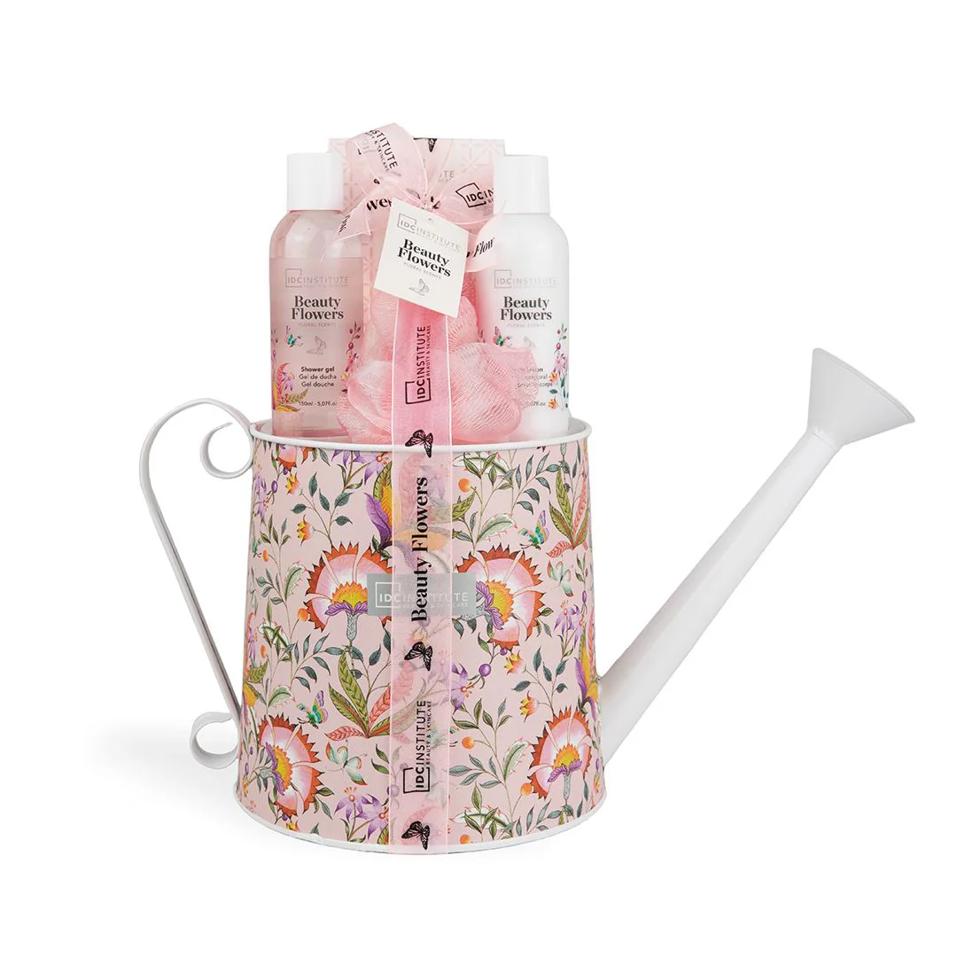 Set de ingrijire IDC Institute 4 produse cosmetice, Beauty Flowers foto