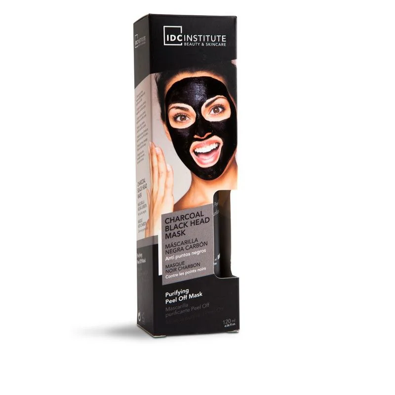 Masca neagra purificatoare IDC Institute cu carbune activ, 120 ml. foto