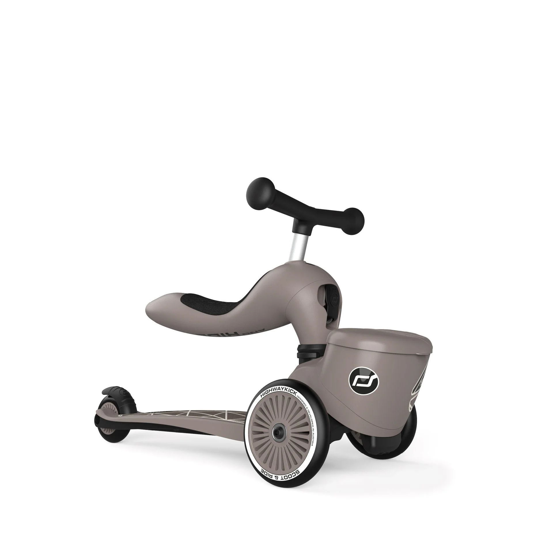 Самокат трансформер 2 в 1 Scoot & Ride HighwayKick 1 Lifestyle Brown Lines foto