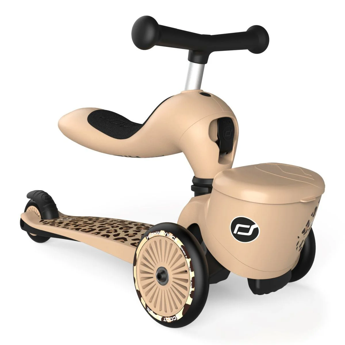 Самокат трансформер 2 в 1 Scoot & Ride HighwayKick 1 Lifestyle Leopard foto