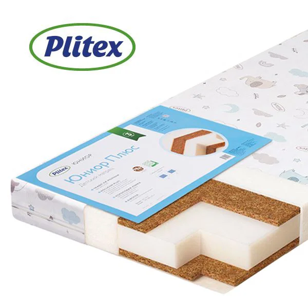 Saltea pentru copii Plitex Junior Plus 120x60x12 cm