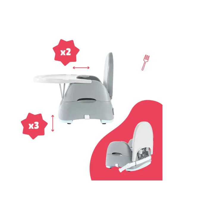Стульчик для кормления Badabulle Home&Go из перерабатываемых материалов foto