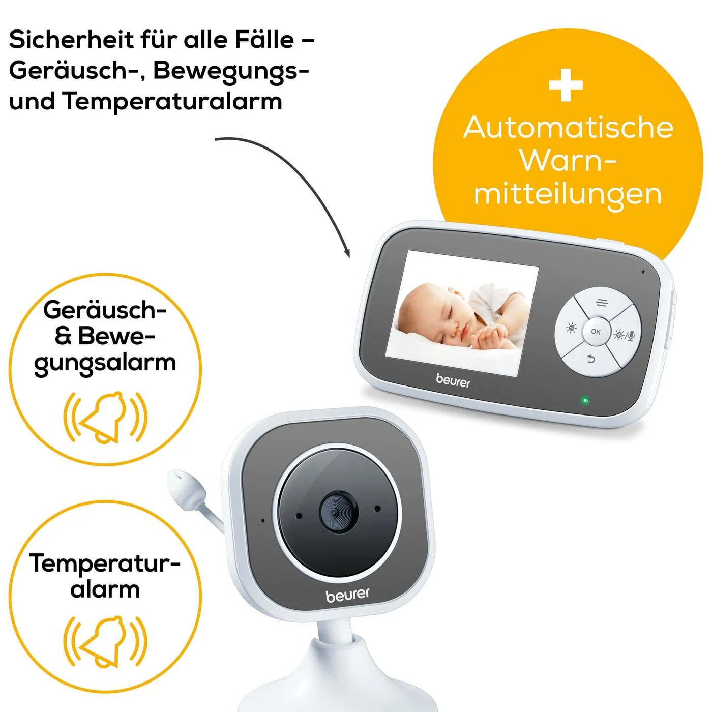 Monitor video pentru bebelusi Beurer BY110