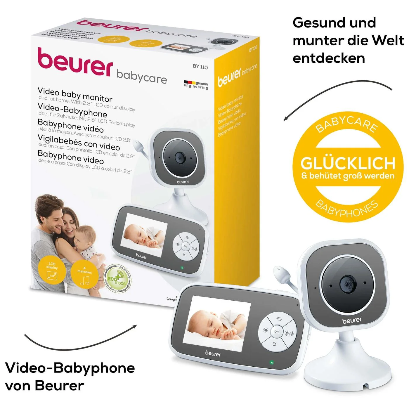 Monitor video pentru bebelusi Beurer BY110