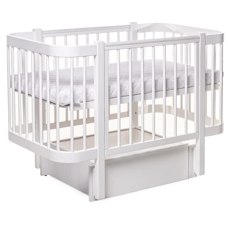 Детская кроватка Eucalyptus Karol Premium Белая