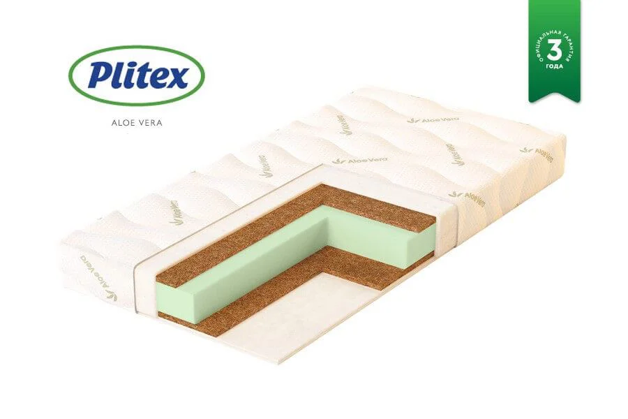 Матрас детский Plitex Aloe Vera Soft 119 х 60 х 11 см