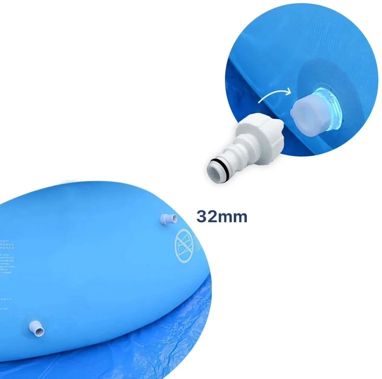 Piscina Avenli 240x240x63 cm, 2074 l