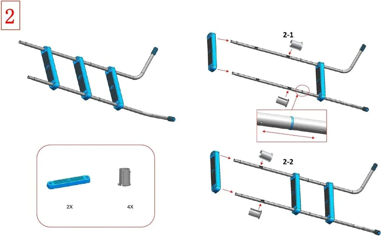 Scara pentru piscina Avenli 109 cm