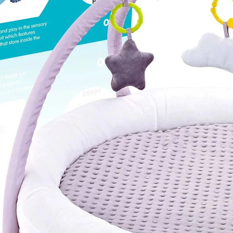 Covoras de joaca pentru copii 4Play Round Comfy Gym foto