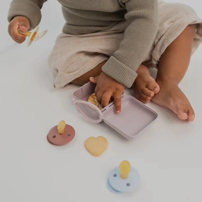 Многофункциональная коробка BIBS Dusky Lilac для хранения пустышек foto