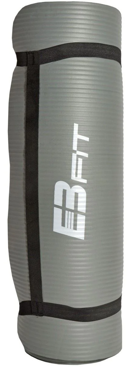 Covoras fitness EB Fit Mat NBR, Gri foto