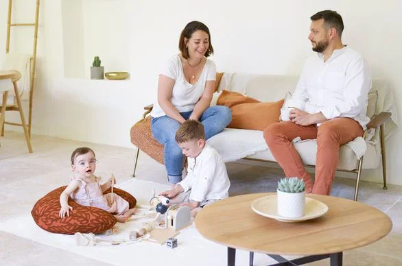 Подушка 2 в 1 для беременных и кормящих Babymoov B.Love Terracotta в форме U и C foto