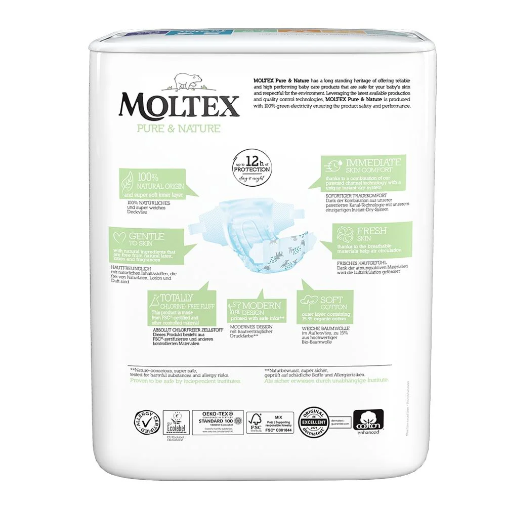 Scutece eco hipoalergici Moltex Nature Junior 5 (11-16 kg), 25 buc.