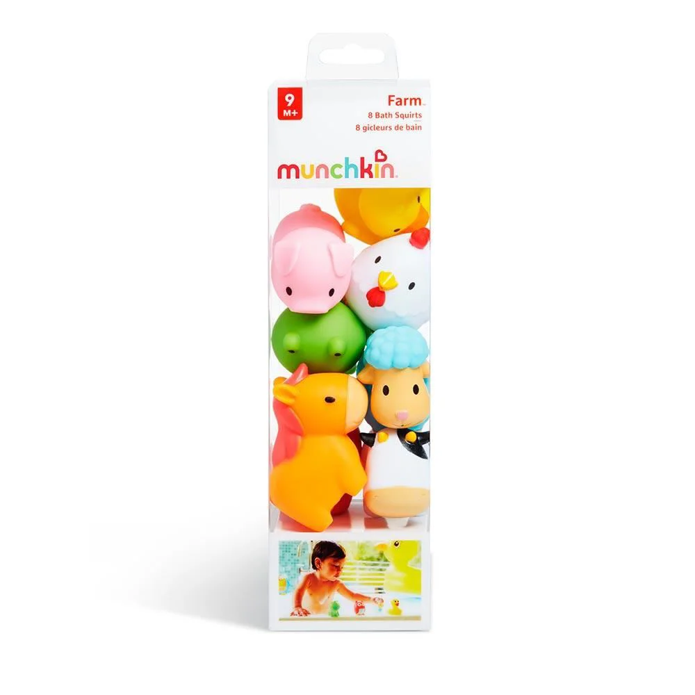 Jucarie pentru baie Munchkin Ferma, 8 buc.