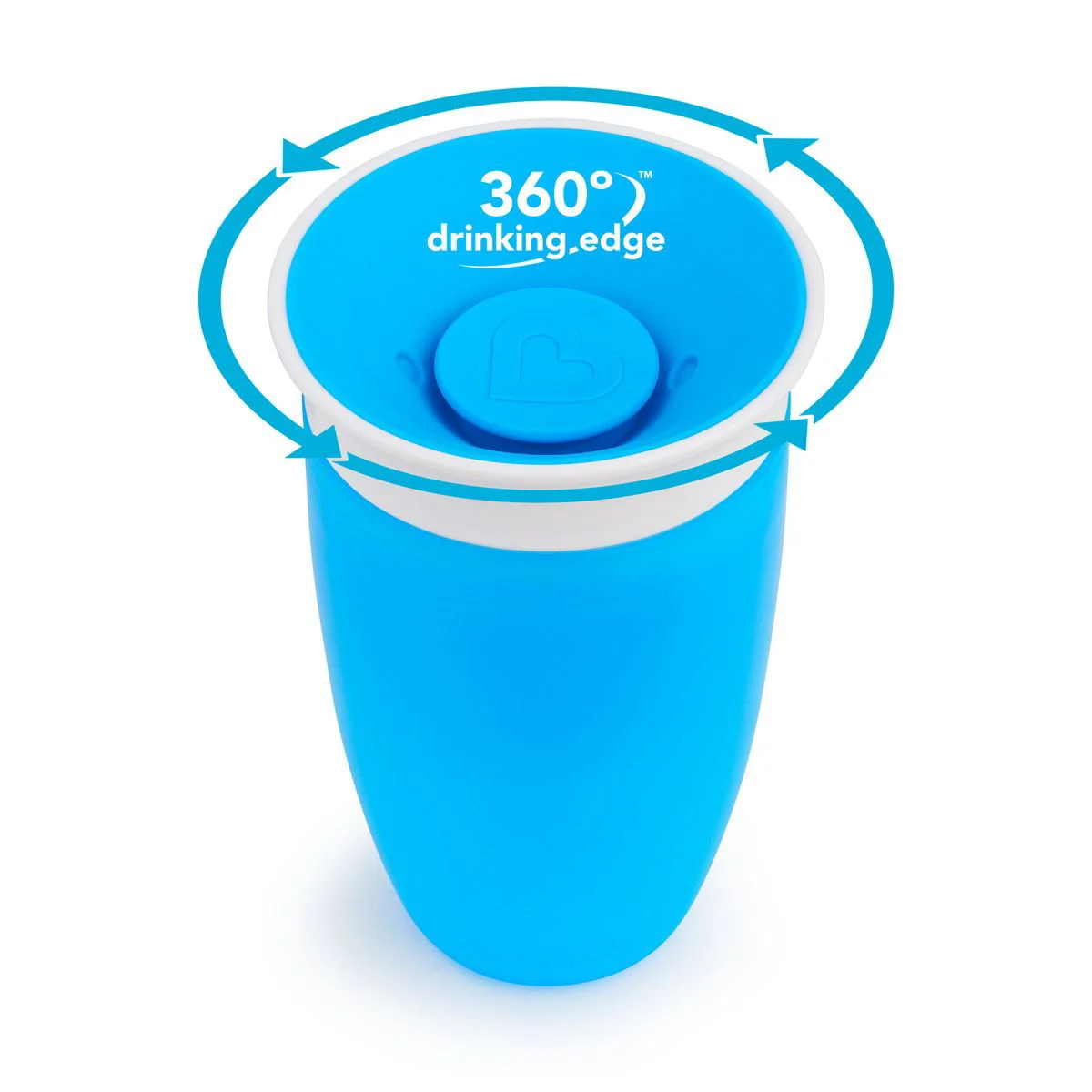 Cana Munchkin Miracle 360 Sippy, Albastru (300 ml)