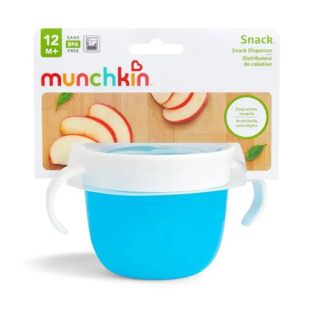 Set din 2 recipiente pentru gustari Munchkin Albastru/Verde