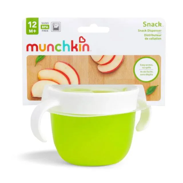 Set din 2 recipiente pentru gustari Munchkin Albastru/Verde