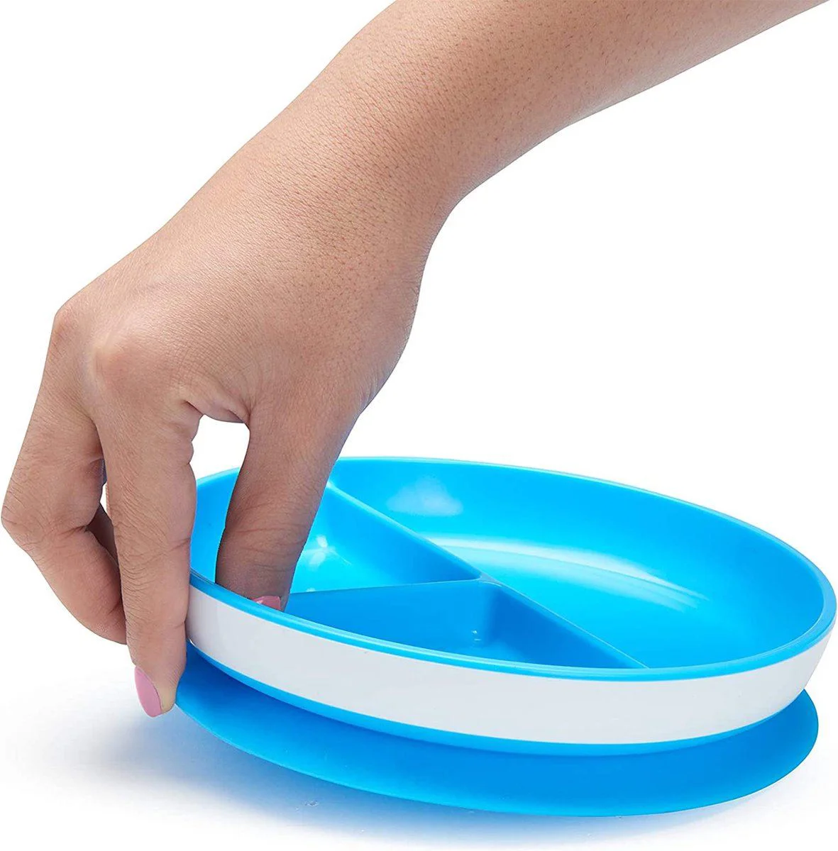 Set din 2 farfurii sectionale Munchkin Suction