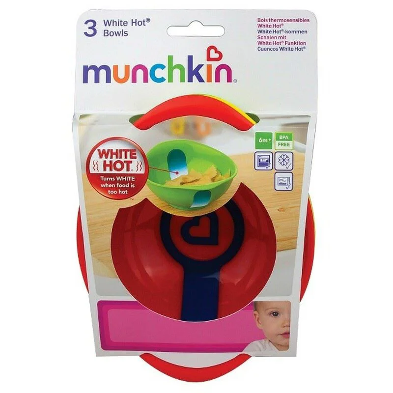 Миски для детей Munchkin Hot Bowls (3 шт.)