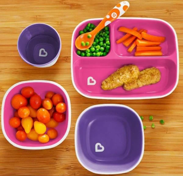 Set de recipiente Munchkin divizate pentru hrana