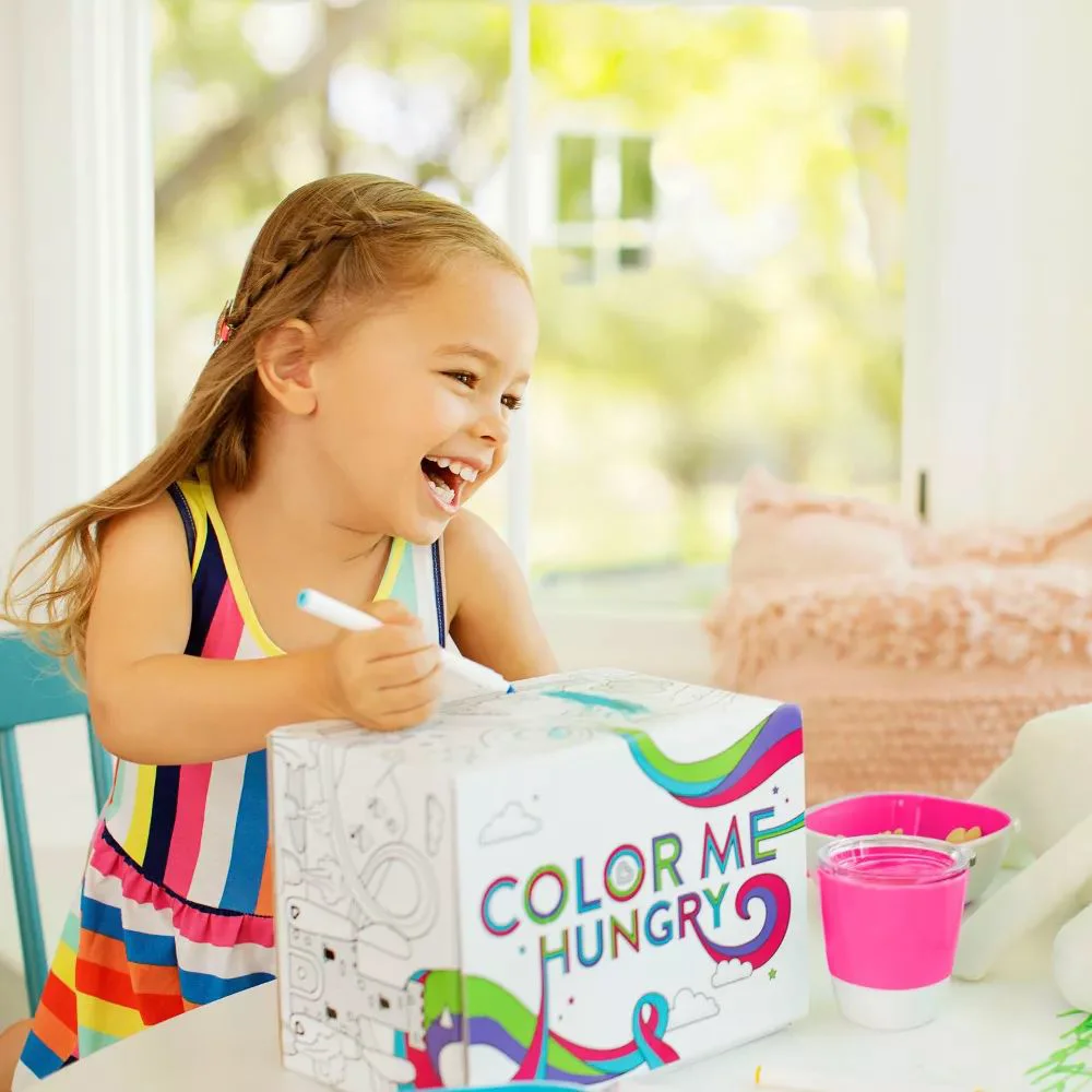 Set de recipiente Munchkin Colour Me, Roz