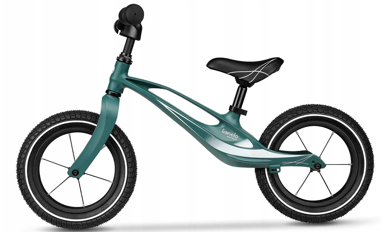 Bicicleta fara pedale Lionelo Bart Air, Verde inchis