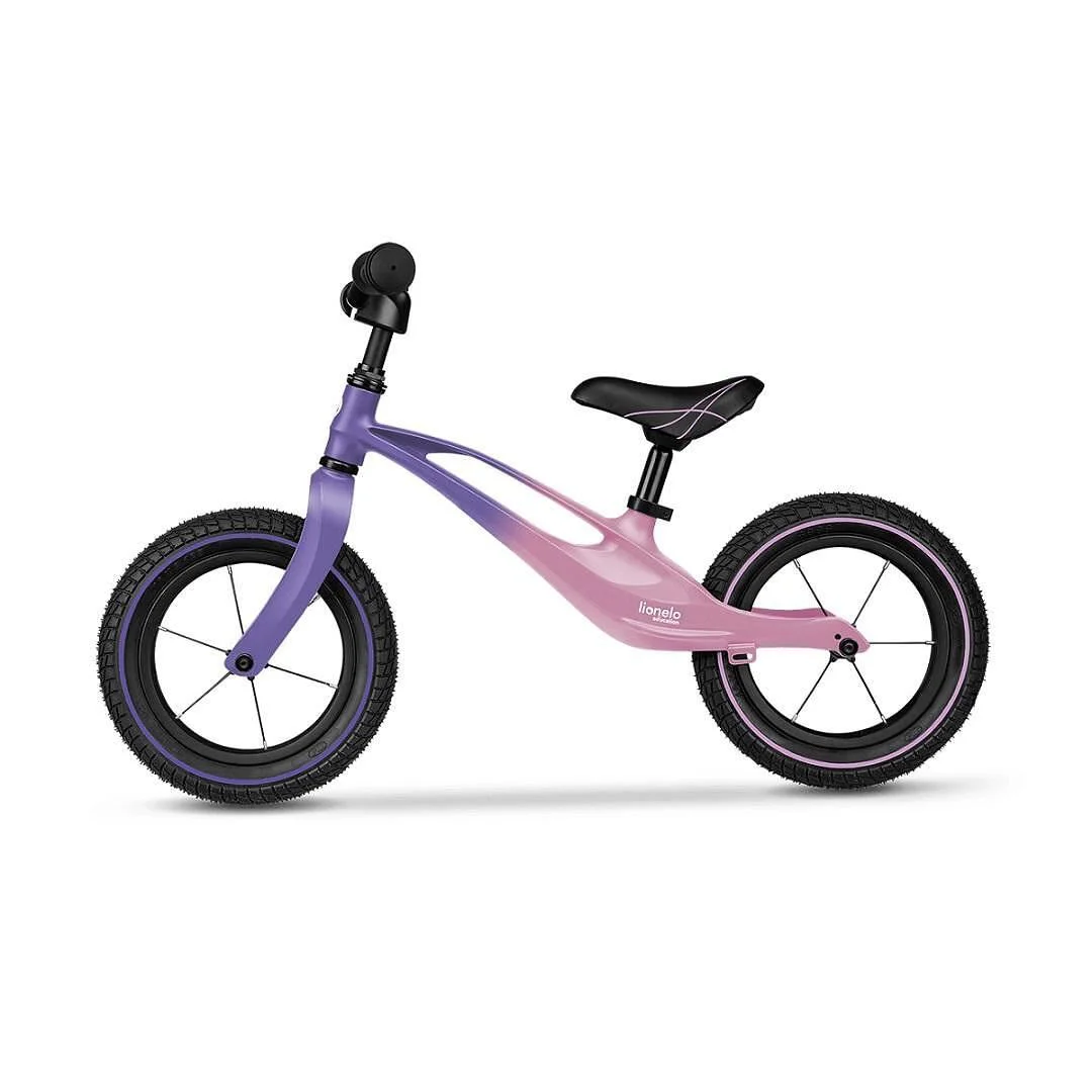 Bicicleta fara pedale Lionelo Bart Air, Roz-violet