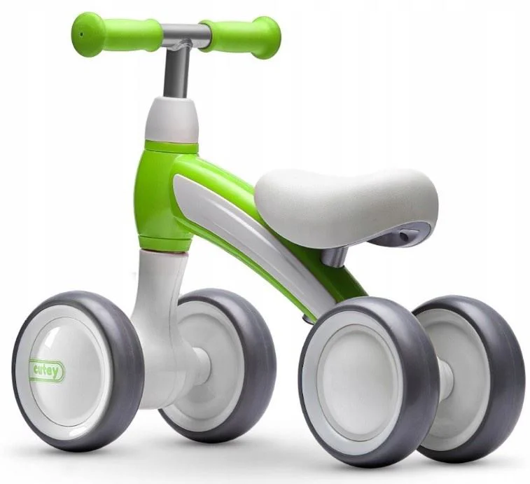 Bicicleta fara pedale Qplay Cutey, Verde