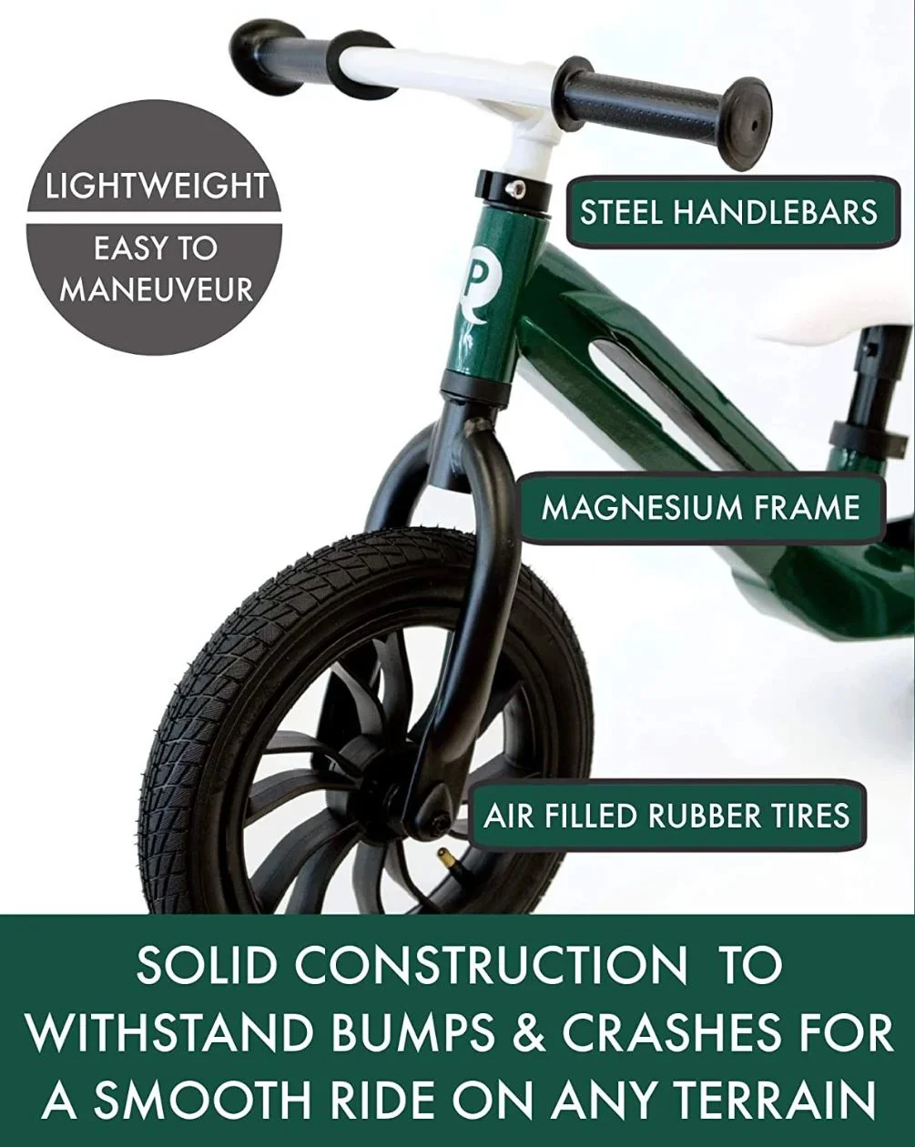 Bicicleta fara pedale Qplay Racer, Verde