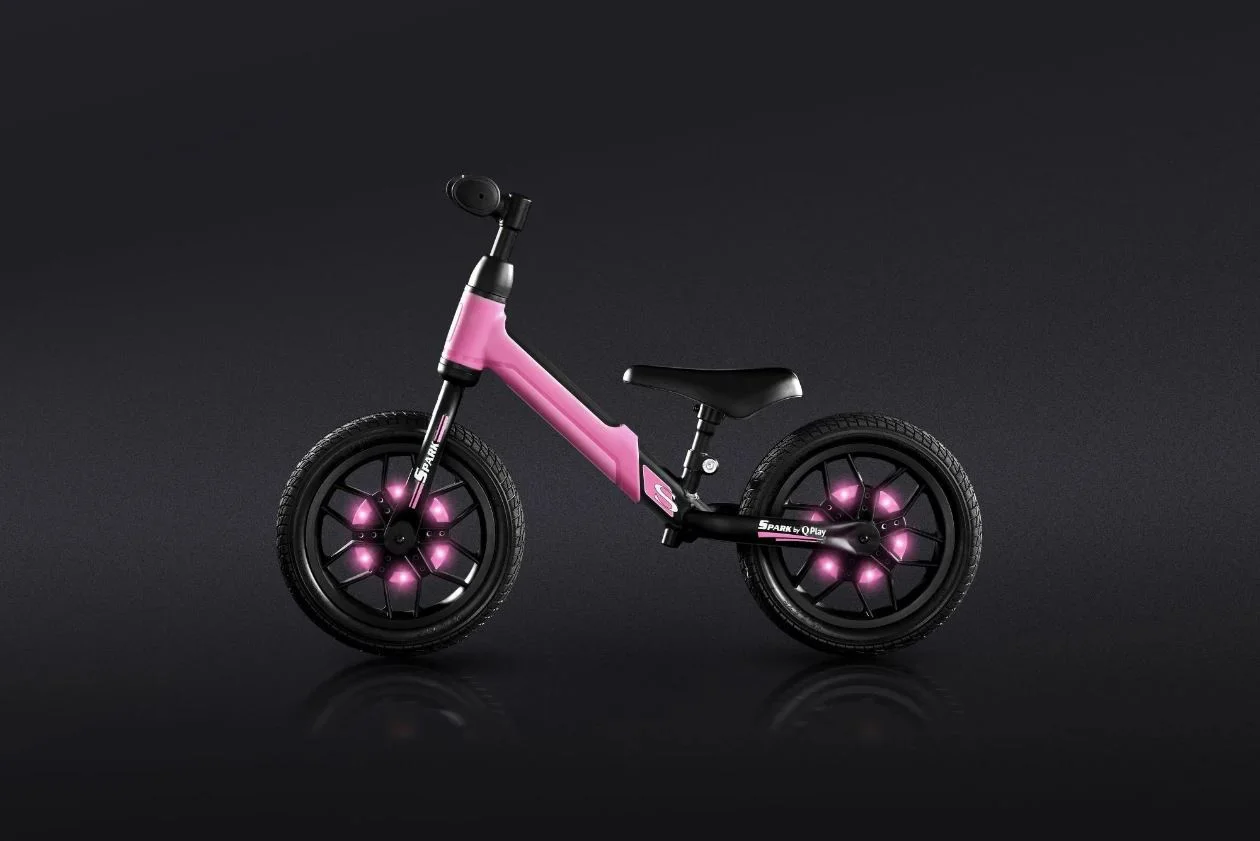 Bicicleta fara pedale Qplay Spark, Roz