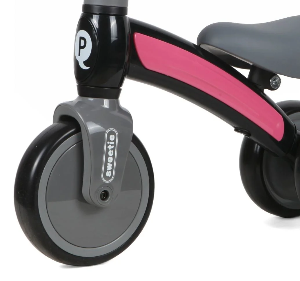Bicicleta fara pedale Qplay Sweetie, Roz foto