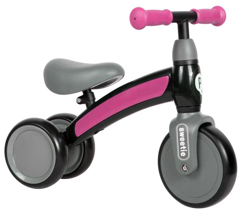 Bicicleta fara pedale Qplay Sweetie, Roz foto