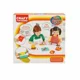 Set pasta de modelat Crafy Dough Super Burger, 12 elemente