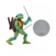 Set Figurine TMNT Testoasele Ninja Leonardo vs Rocksteady, 15 cm