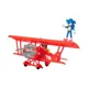 Set de joaca Sonic the Hedgehog Biplan cu 2 figurine foto