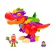 Set de joaca SuperThings Superdino V-REX (cu sunete, lumini si figurine)