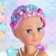 Set cap de papusa manechin Baby Born Sirena cu sistem de dus